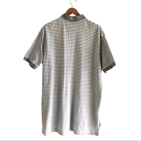 Polo Ralph Lauren Grey & White Stripe Shirt XXL - Picture 2 of 5